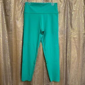 Aerie OFFLINE Goals Logo Leggings Aqua Green XL